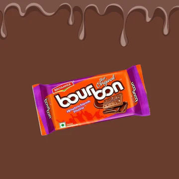 Britannia Bourbon Chocolate Cream Biscuit [pack of 10]