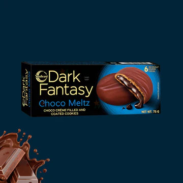Sunfeast Dark Fantasy Choco Meltz – Choco Filled Cookie [pack of 10]